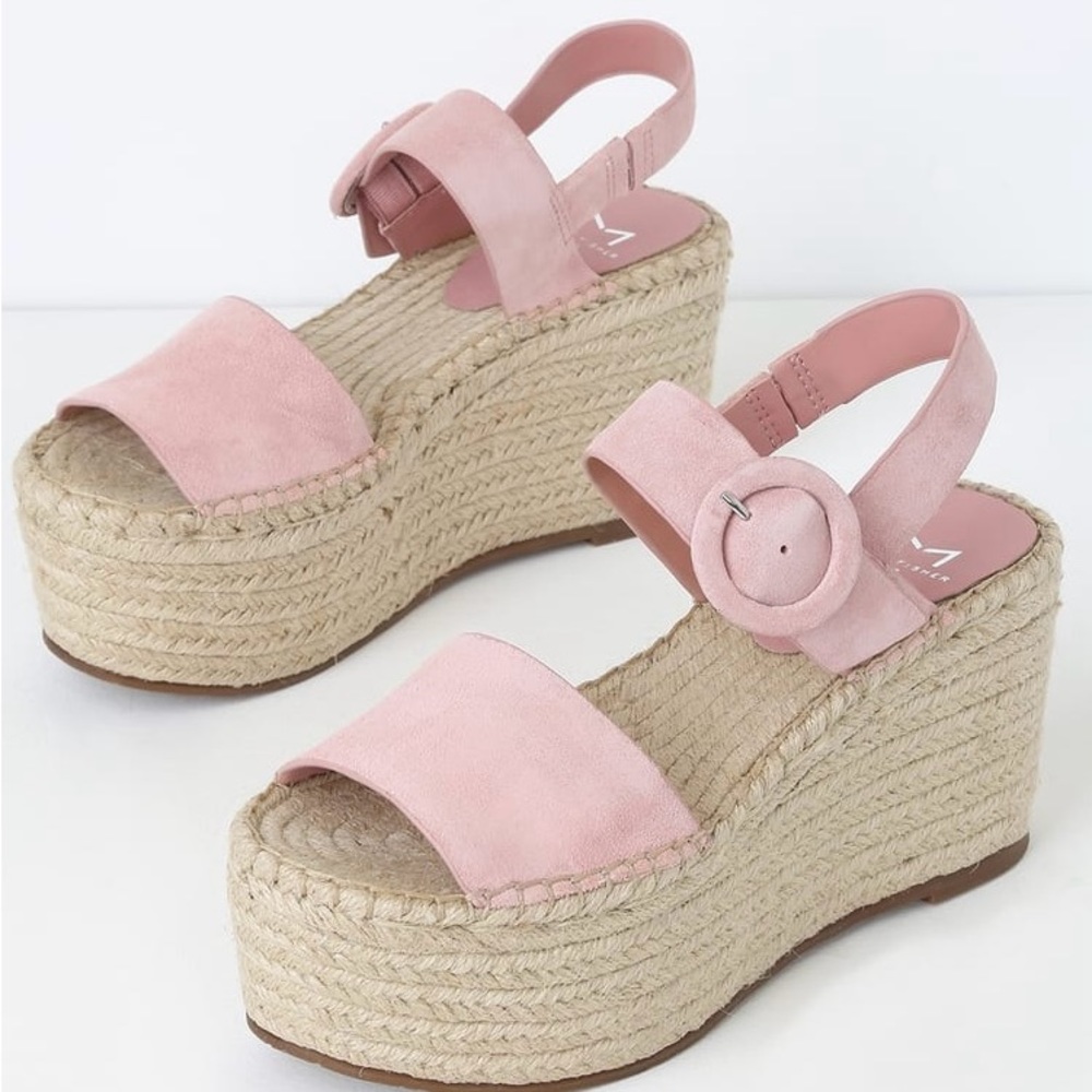 Marc Fisher Rex Platform Sandal Sz 7.5